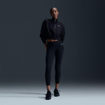 Phoenix Fleece Oversized 1/2-Zip Crop Sweatshirt