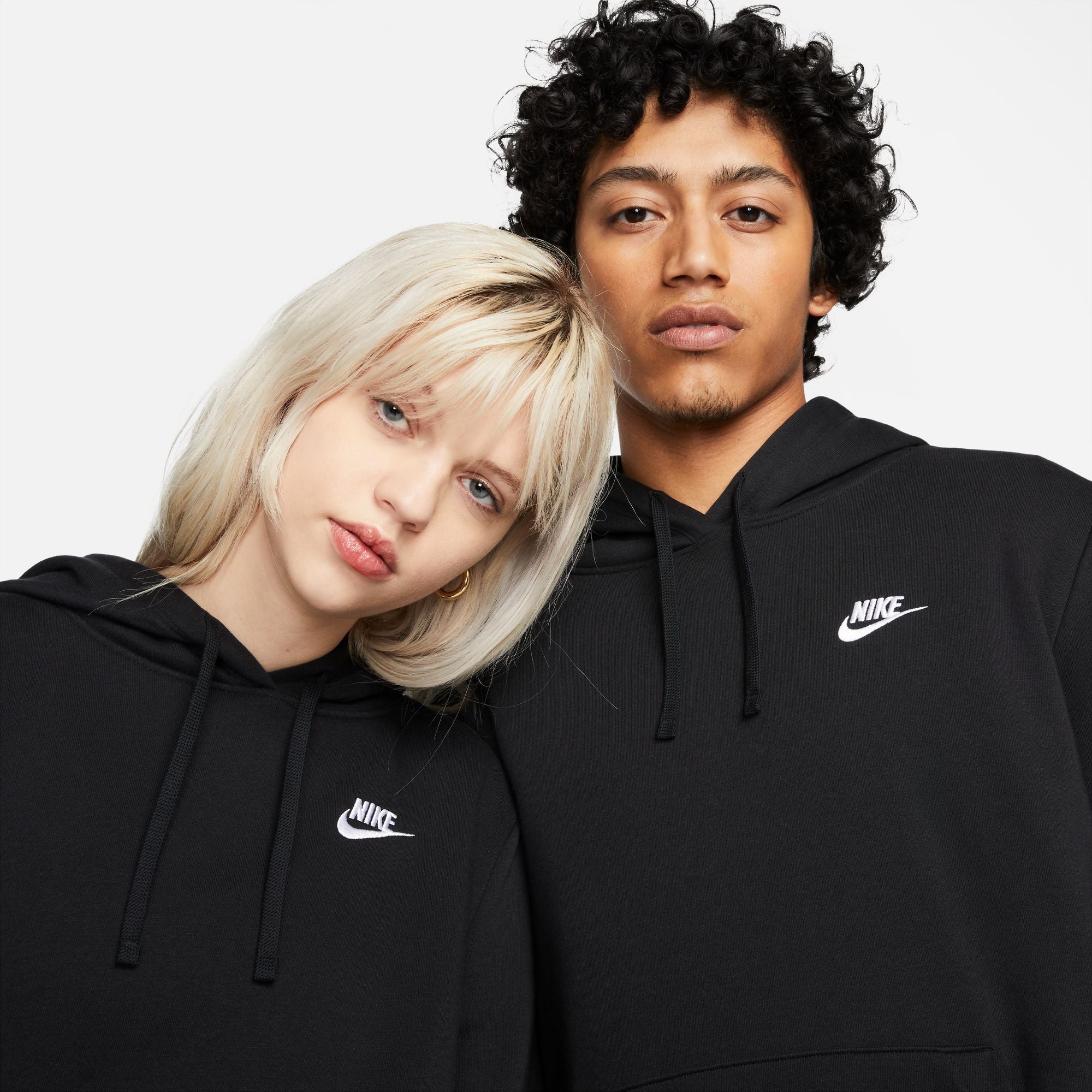 Sportswear Black Pullover Hoodie