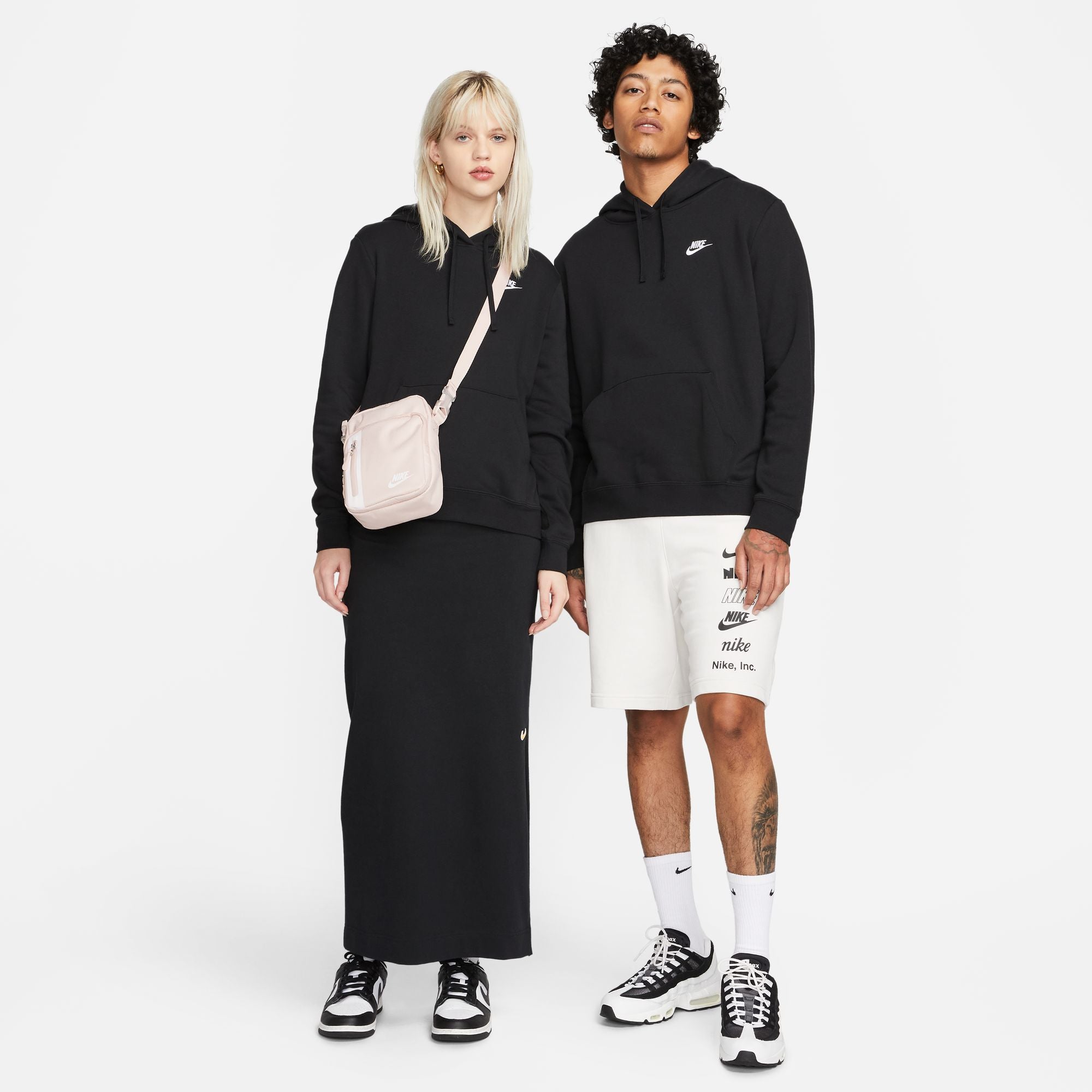 Sportswear Black Pullover Hoodie