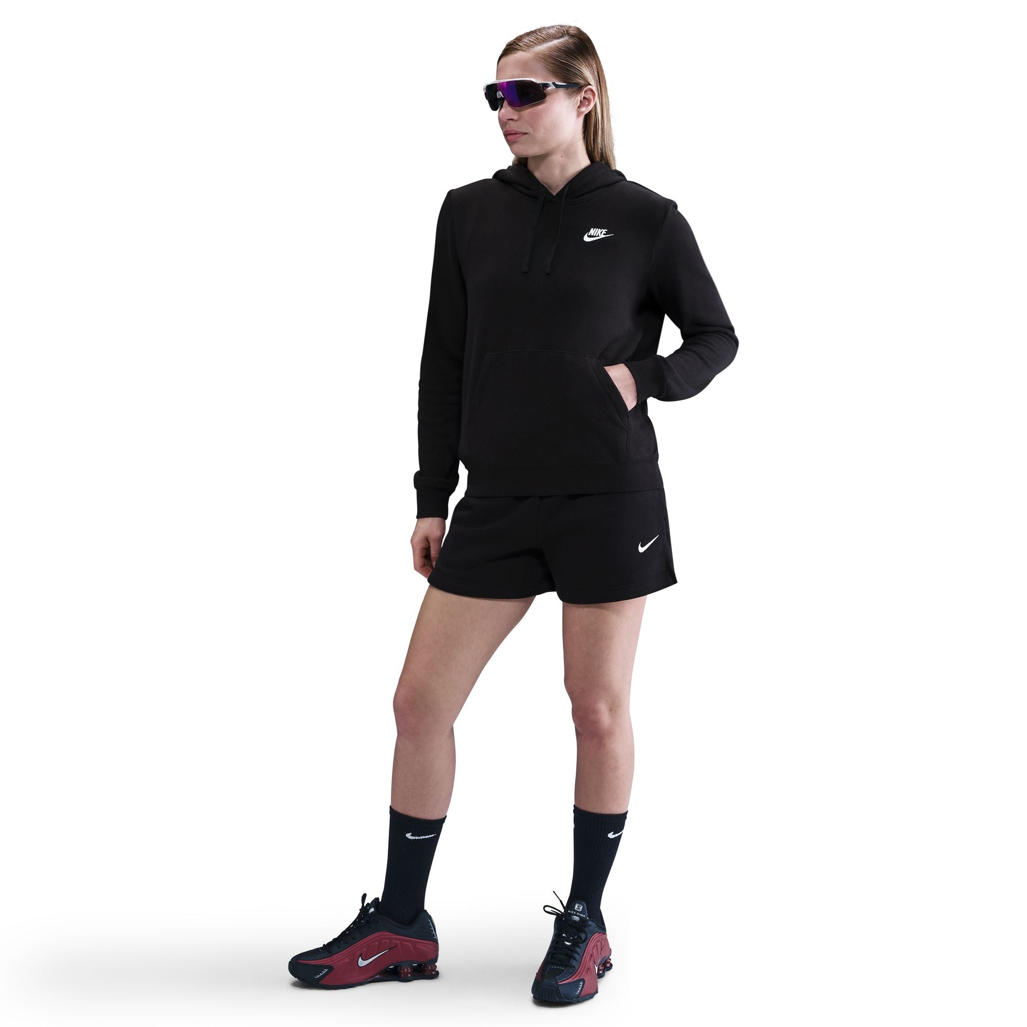 Sportswear Black Pullover Hoodie