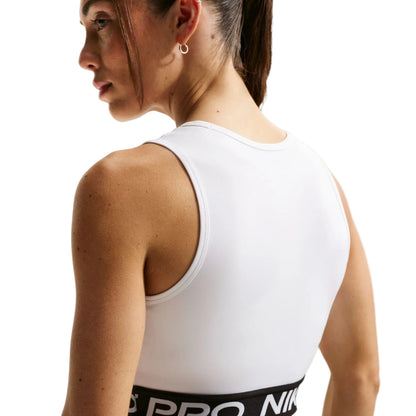 Pro Dri-Fit Cropped White Tank Top