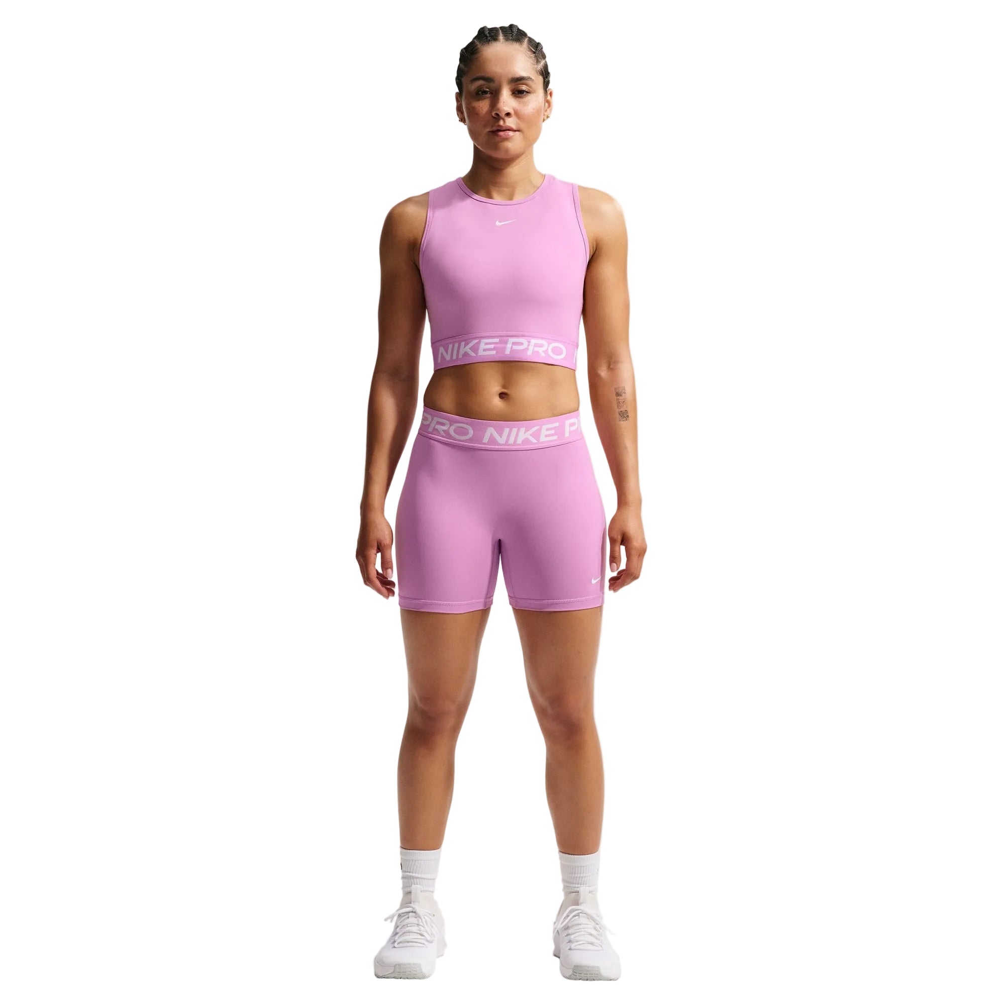 Pro Dri-Fit Cropped Purple Tank Top