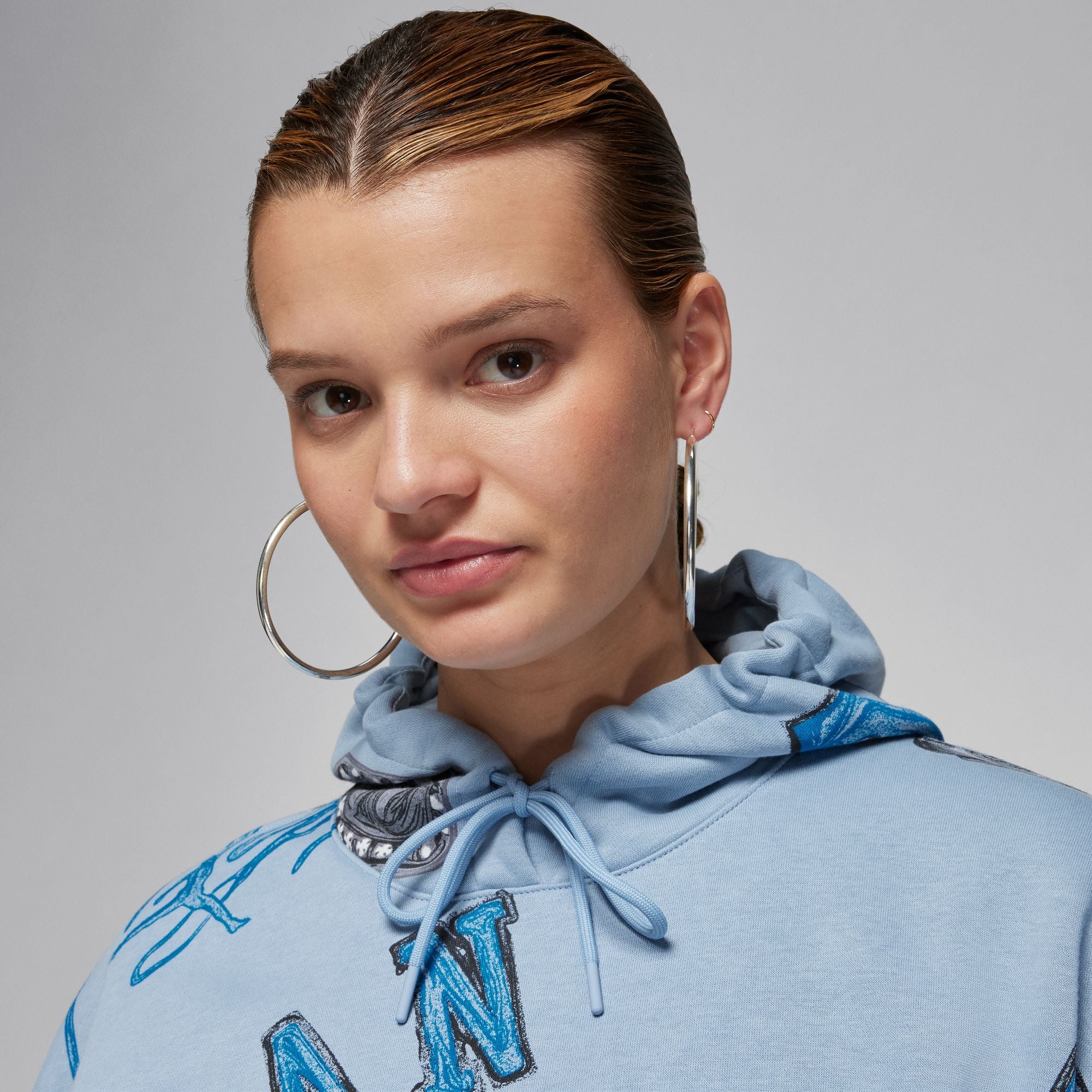 Brooklyn Long Sleeve Fleece Hoodie