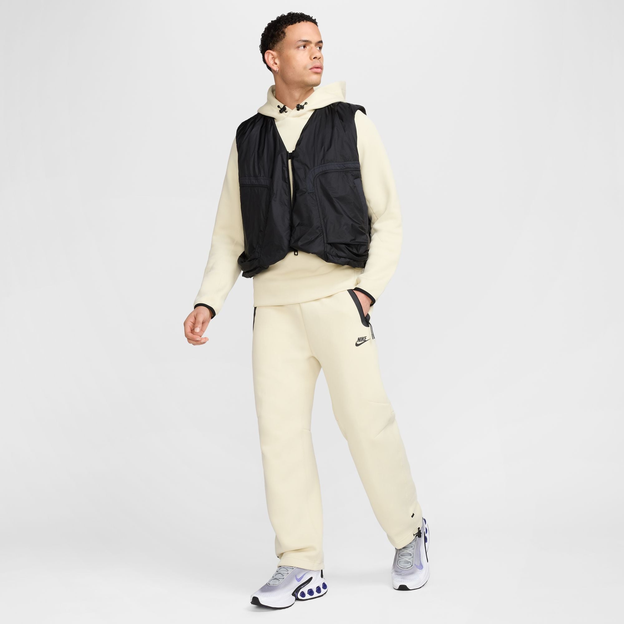 Tech Fleece Open-Hem Trousers
