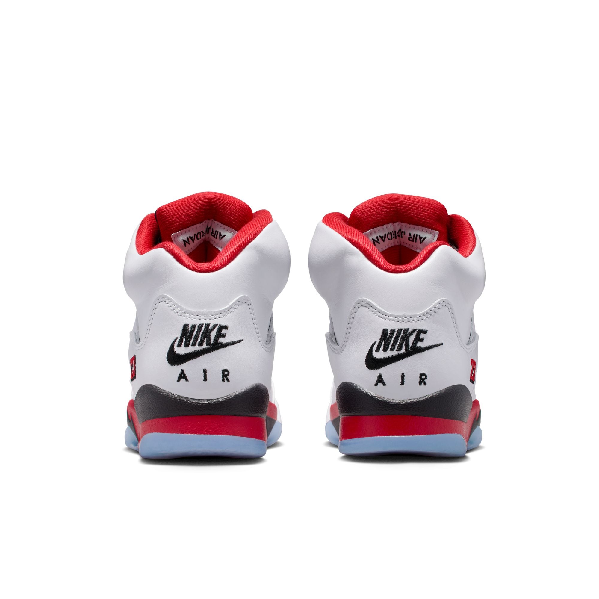Jordan 5 Retro Fire Red Black Tongue GS