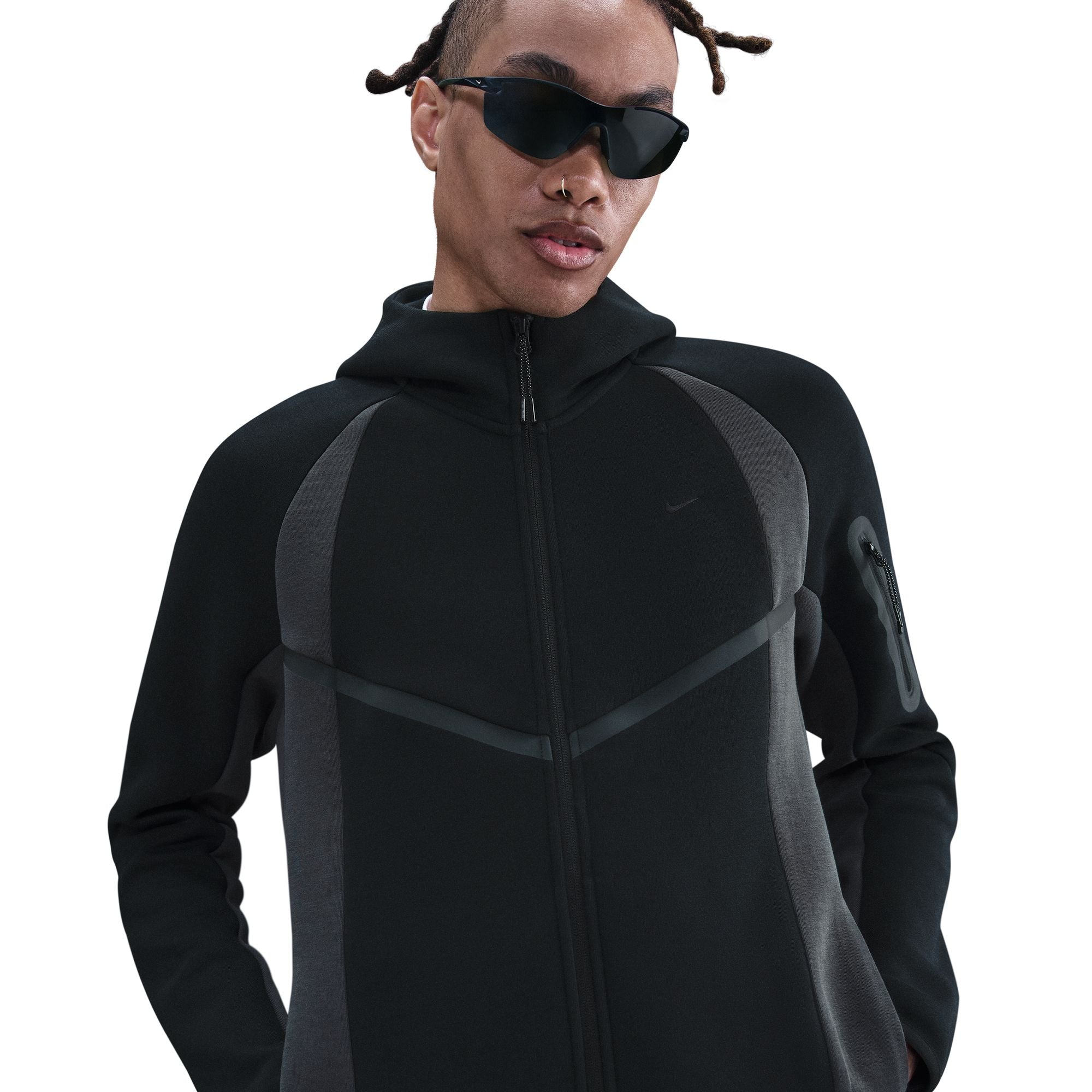 Tech Color Block Fleece Windrunner Full Zip  Jacket