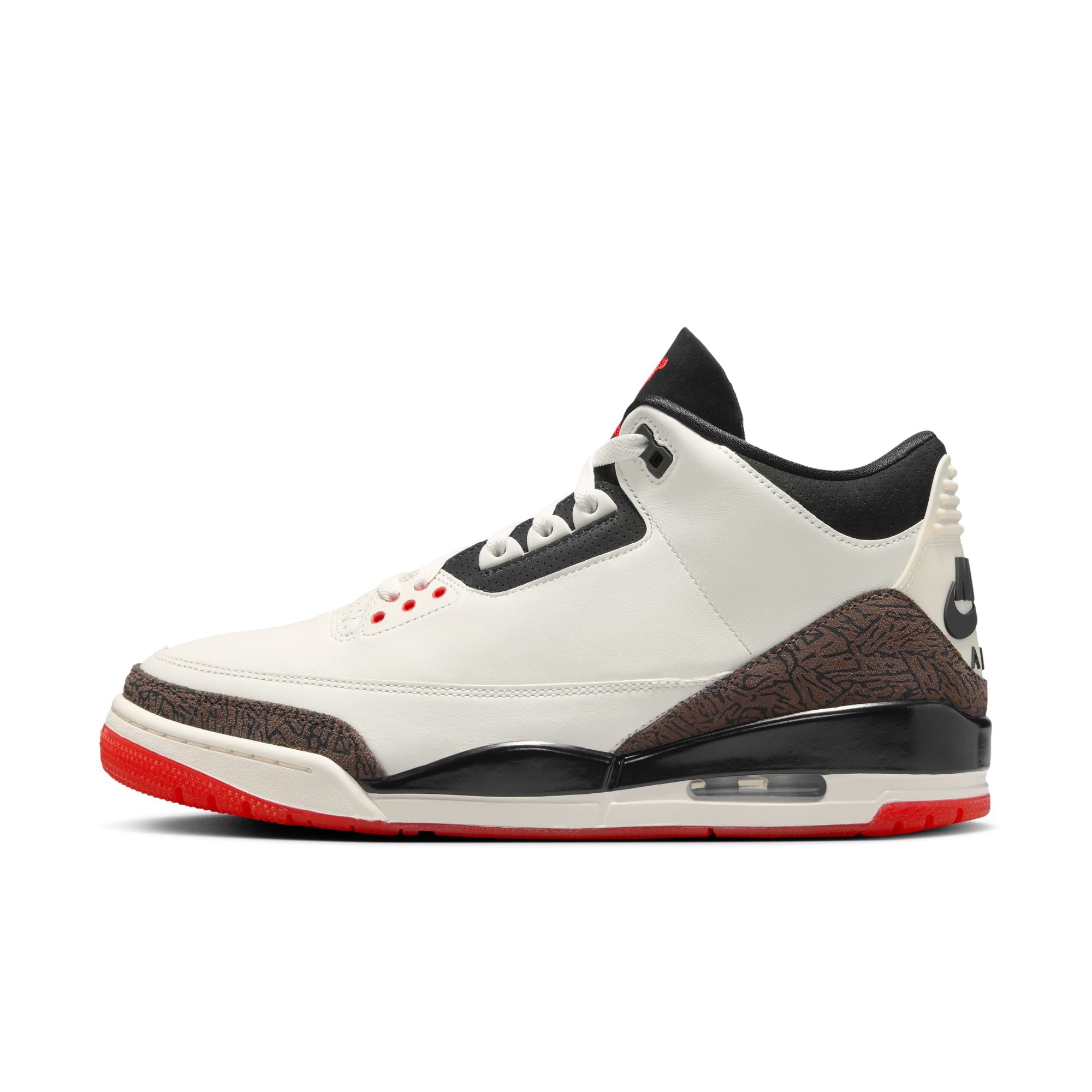 Air Jordan 3 Sail and University Red