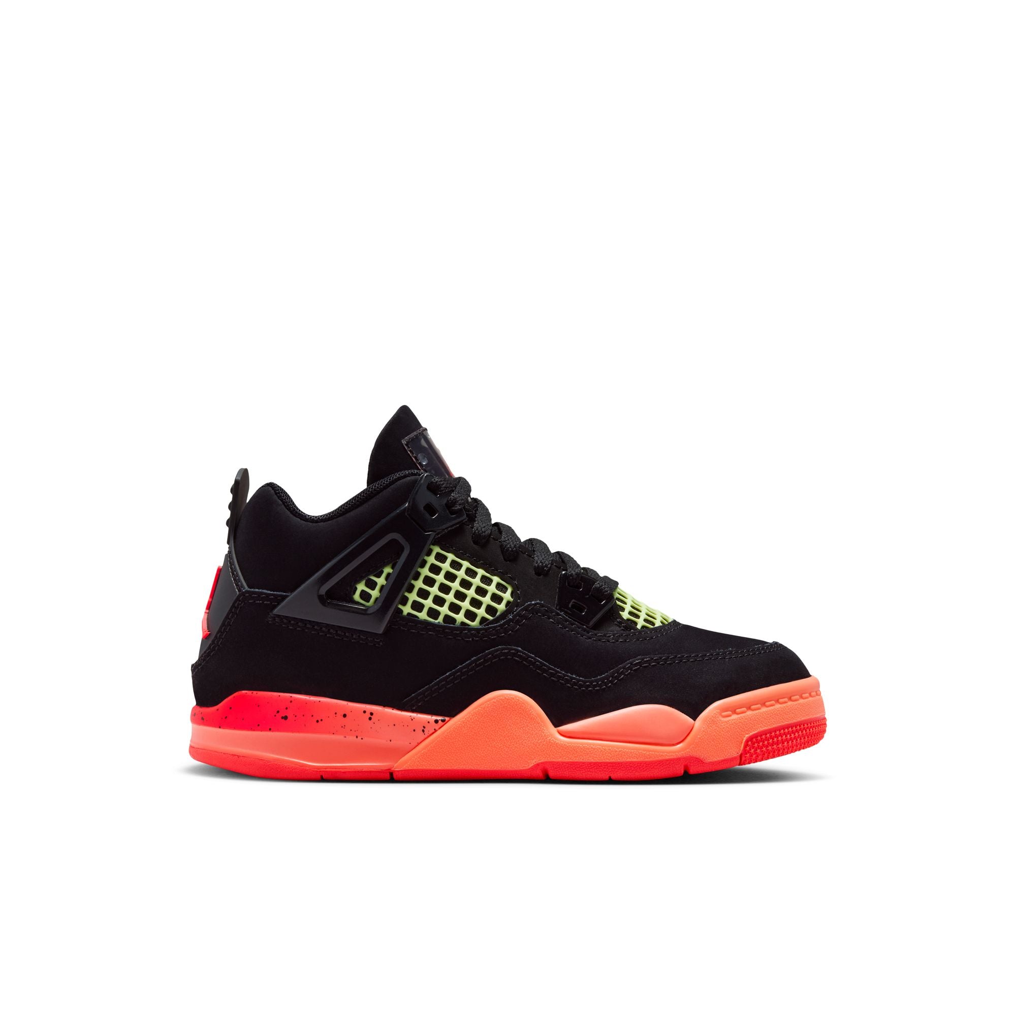 Jordan 4 Retro Black Infrared Barely Volt PS