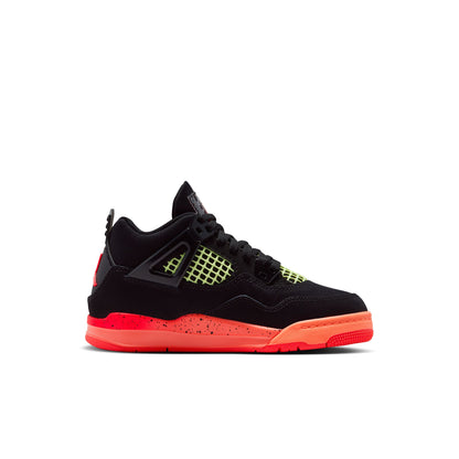 Jordan 4 Retro Black Infrared Barely Volt PS