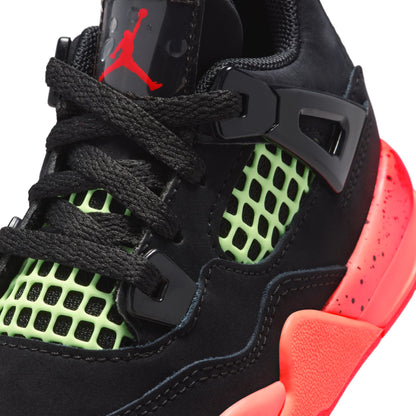 Jordan 4 Retro Black Infrared Barely Volt TD
