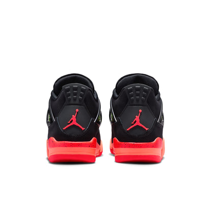 Jordan 4 Retro Black Infrared Barely Volt GS