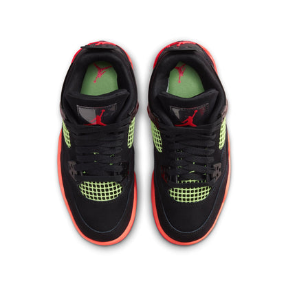 Jordan 4 Retro Black Infrared Barely Volt GS
