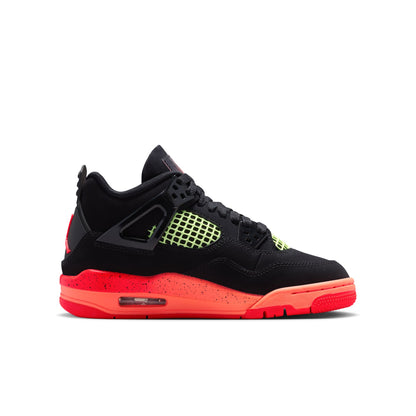 Jordan 4 Retro Black Infrared Barely Volt GS