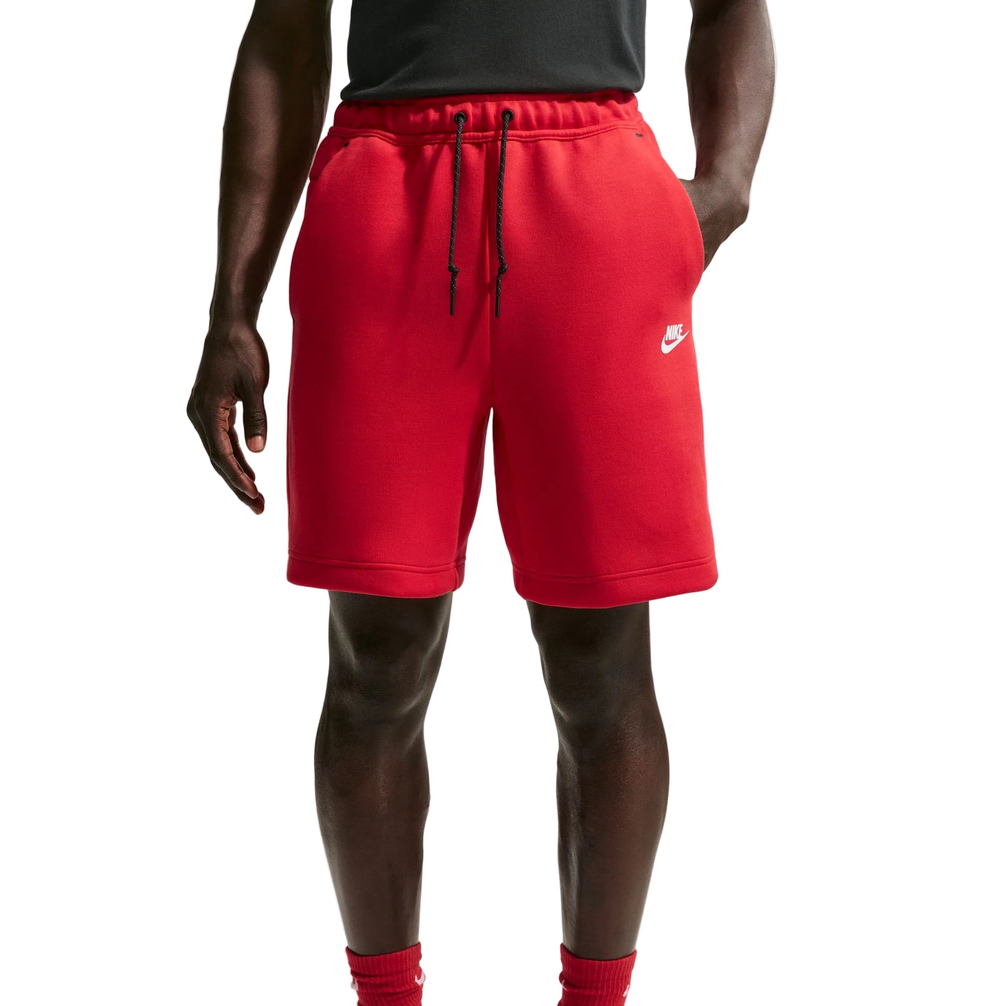 Tech Fleece Red Shorts