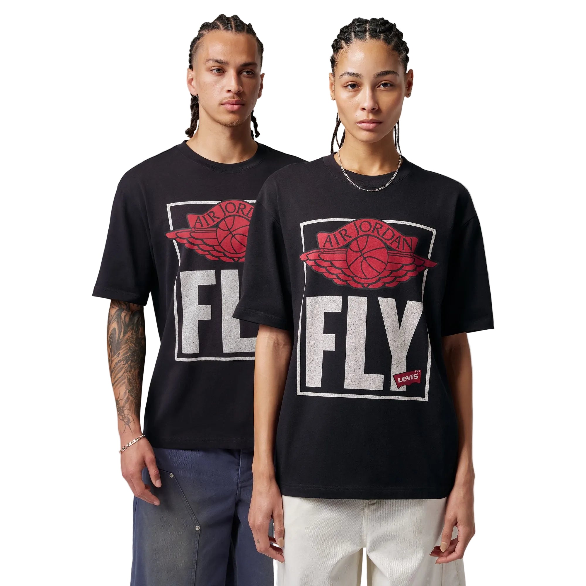 Air Jordan x Levi's  Black T-Shirt
