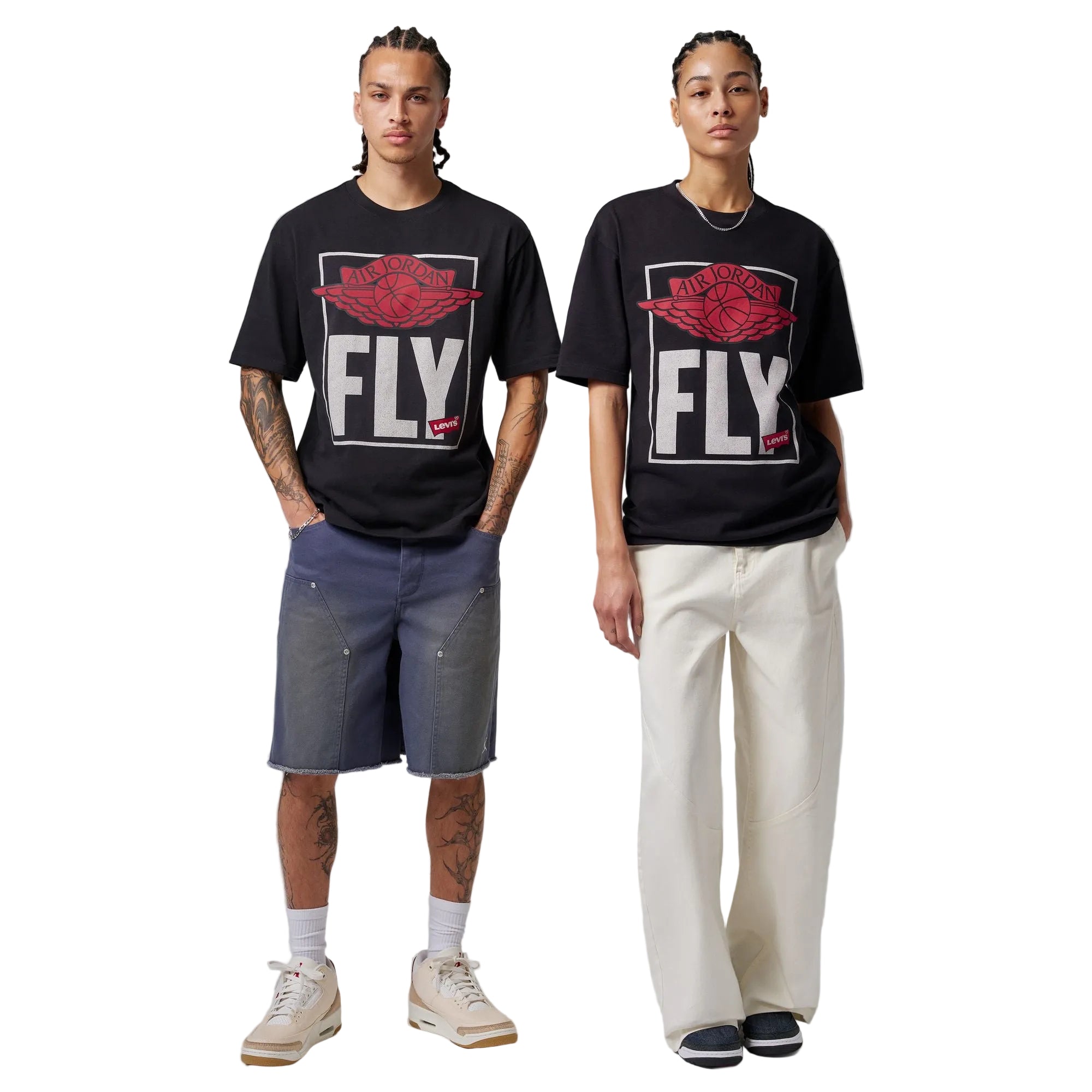 Air Jordan x Levi's  Black T-Shirt
