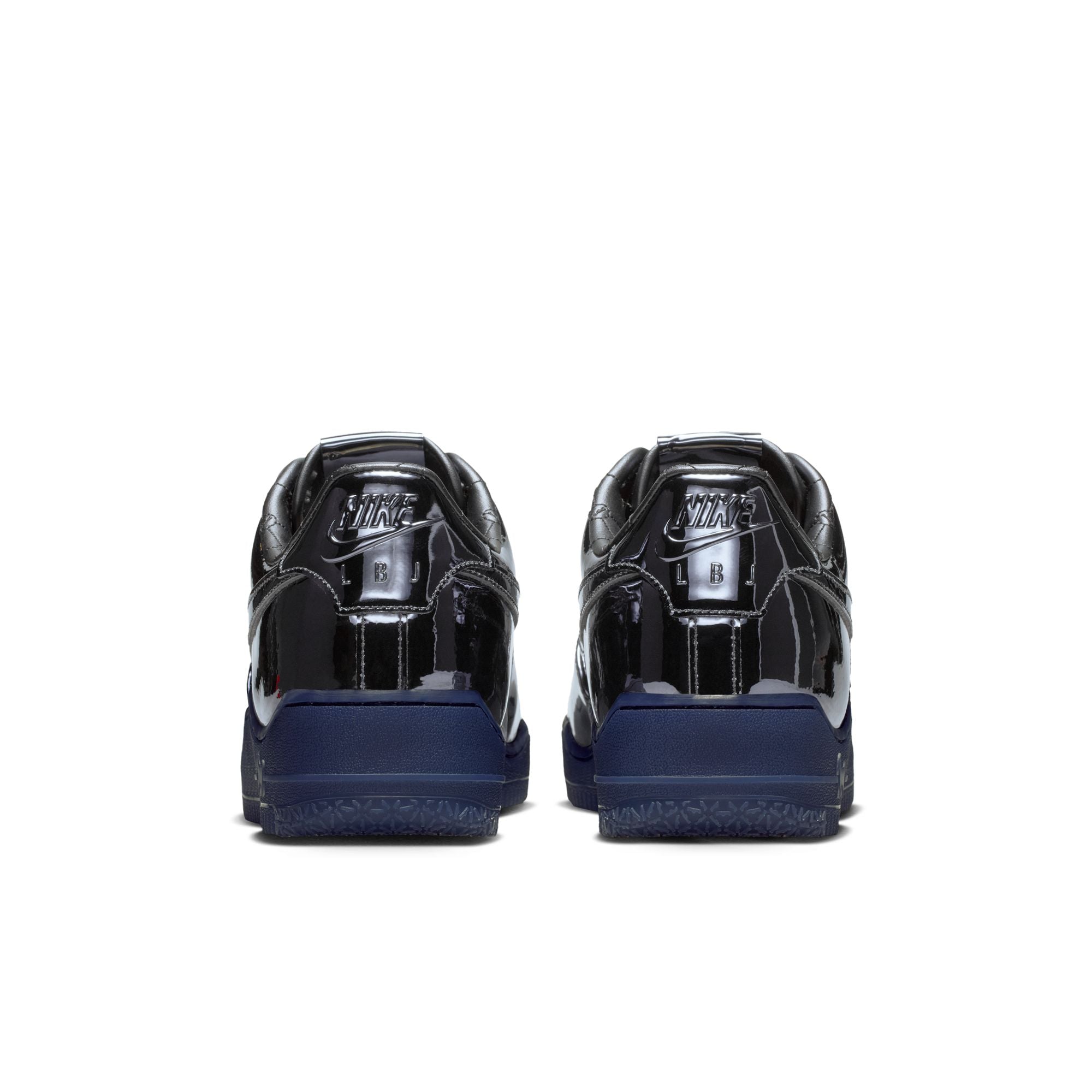 LeBron James × Nike Air Force 1 Black Patent
