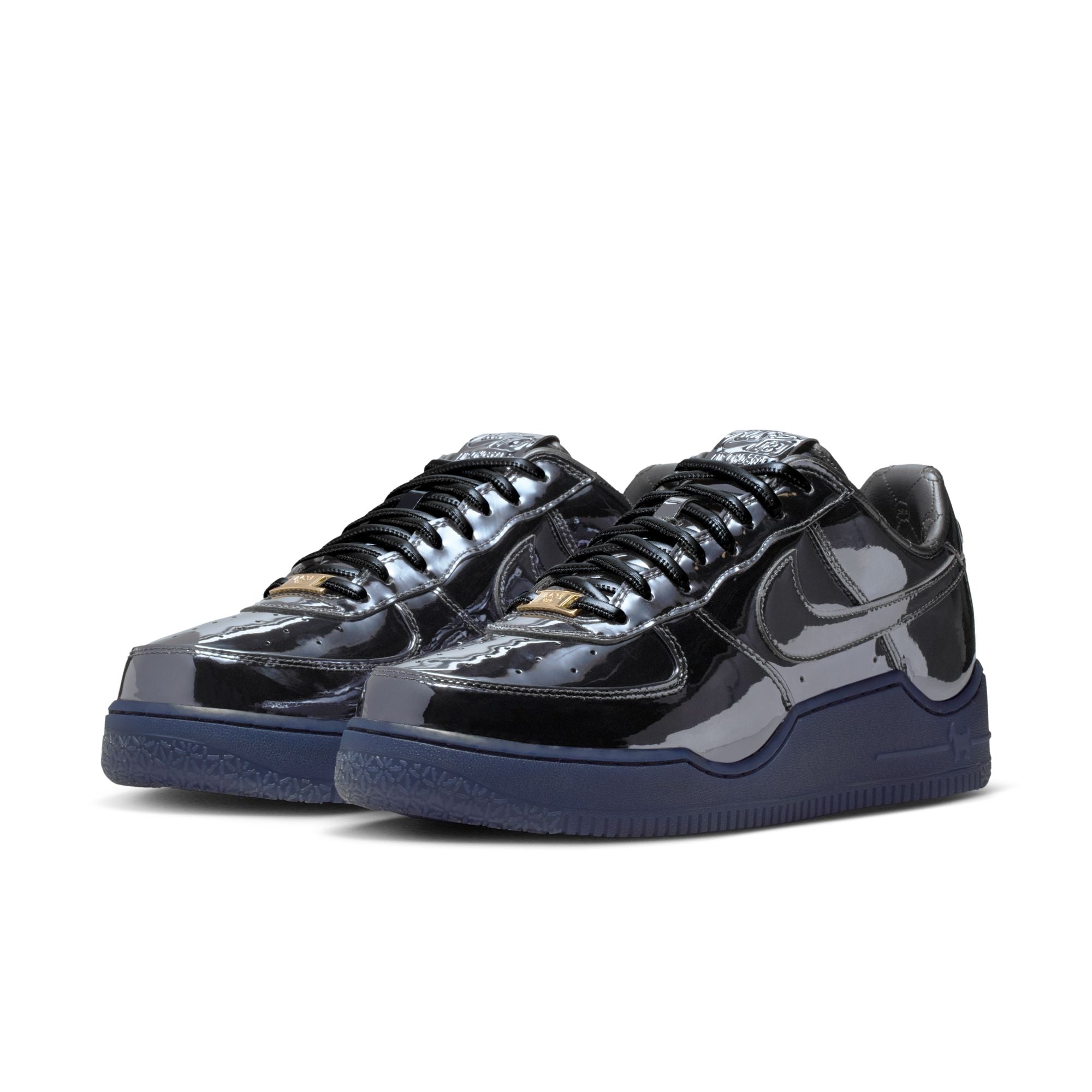 LeBron James × Nike Air Force 1 Black Patent