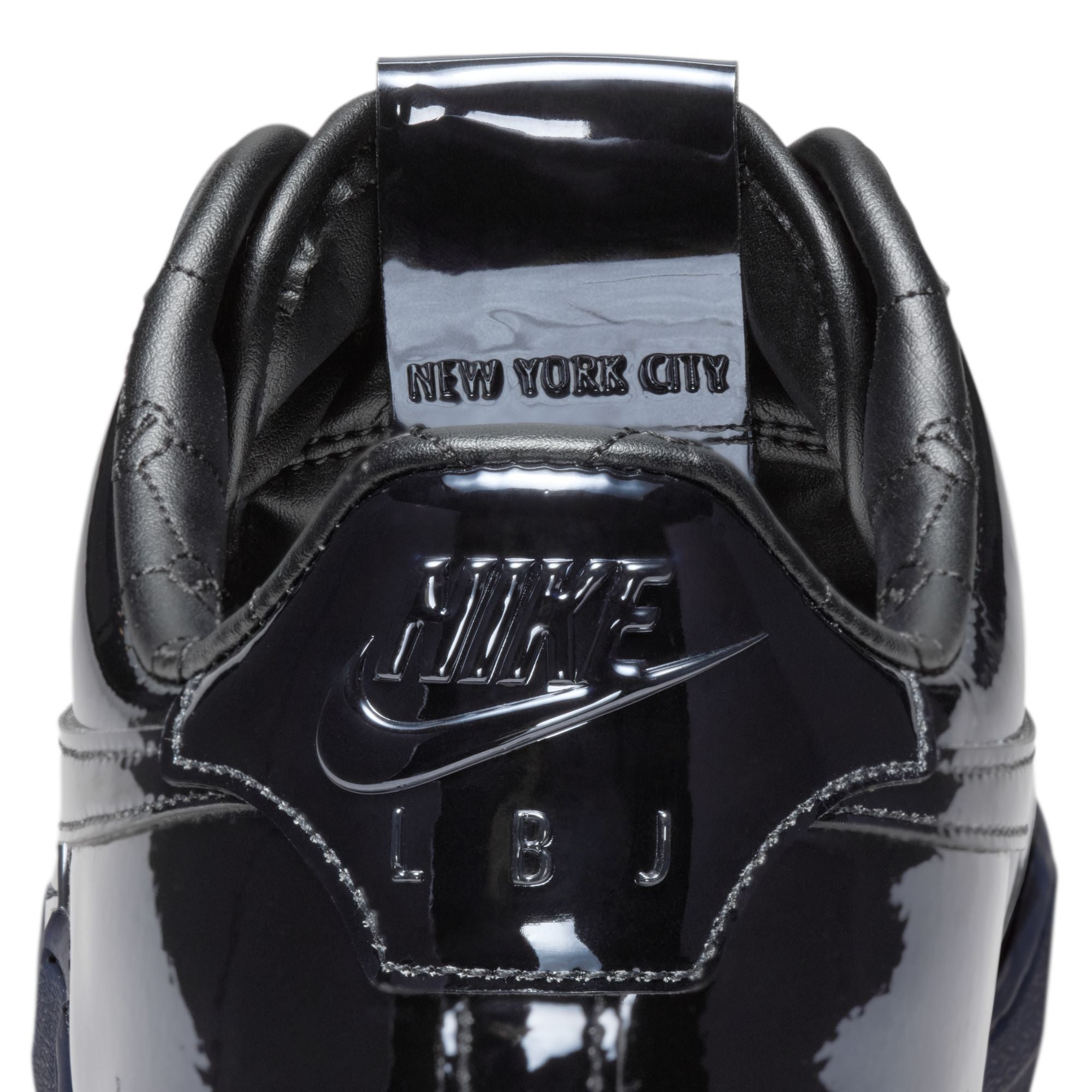 LeBron James × Nike Air Force 1 Black Patent