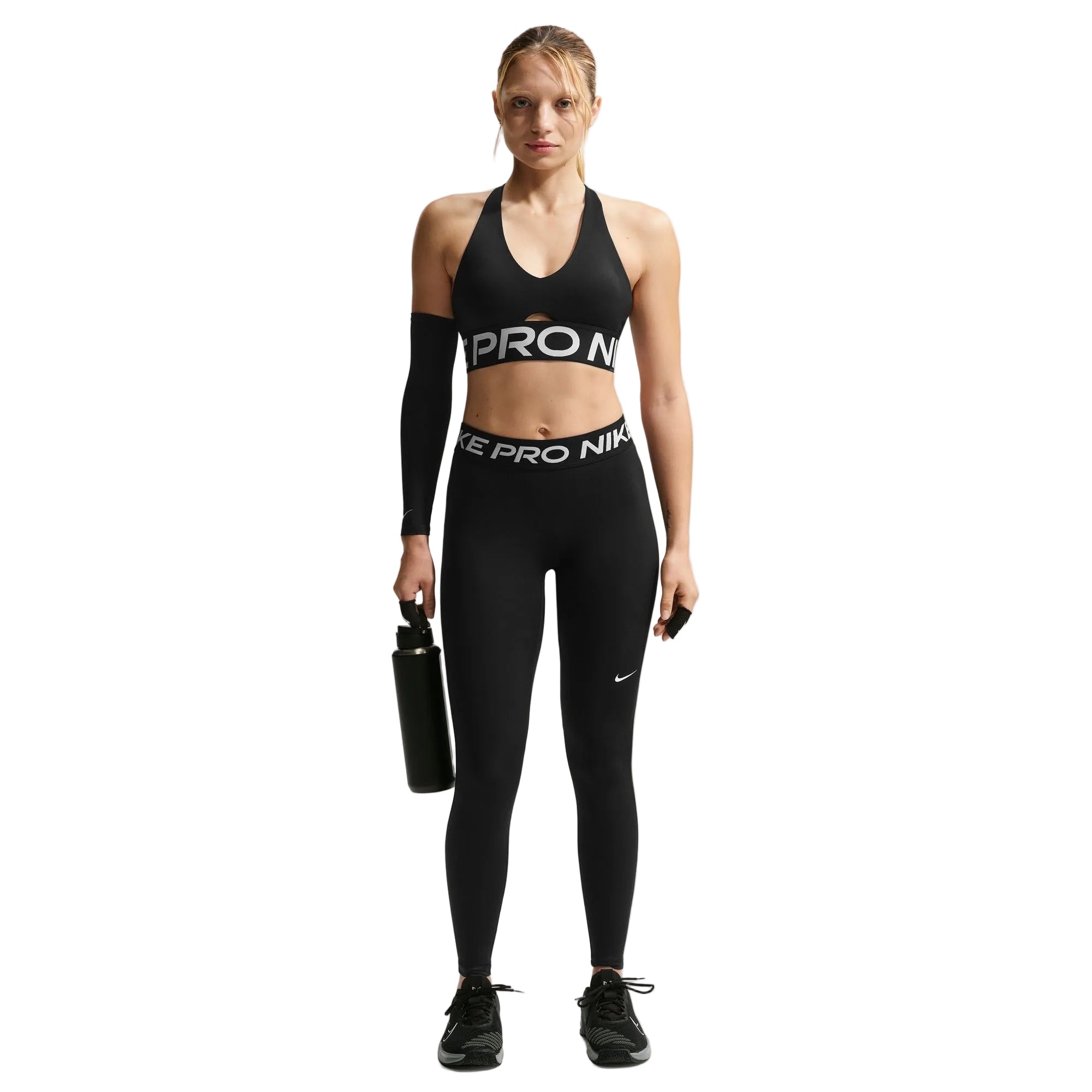 Pro Mid Rise Full Length  Black Leggings