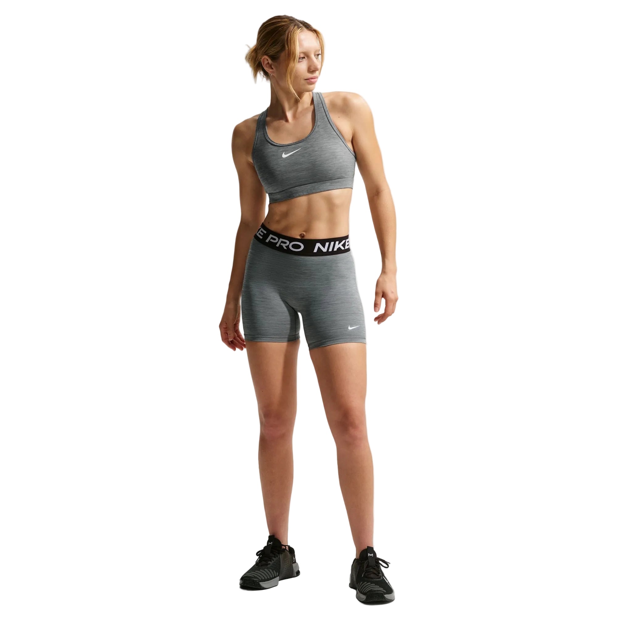 Pro 365 5Inch Mid Rise Gray Shorts