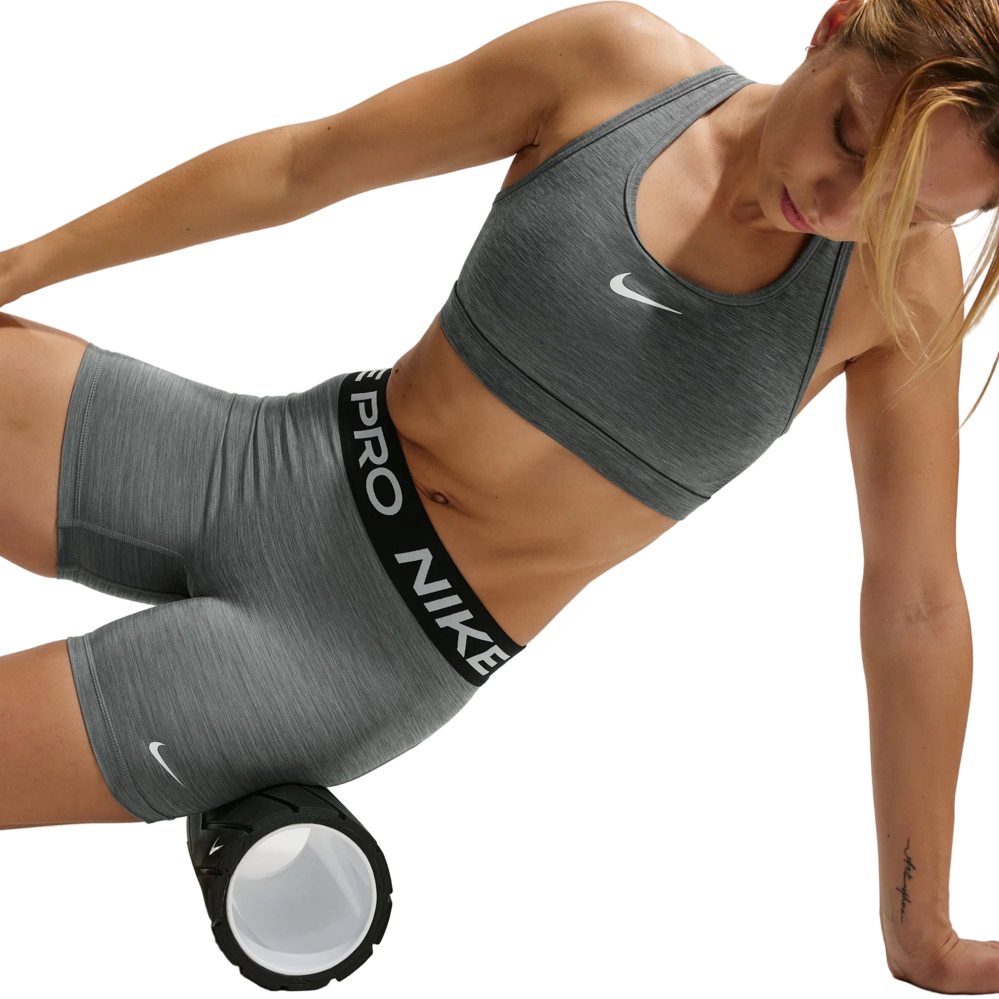 Pro 365 5Inch Mid Rise Gray Shorts