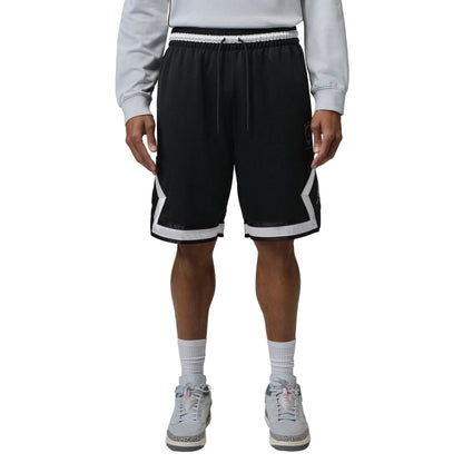 Jordan Brooklyn Diamond Mesh Black Shorts