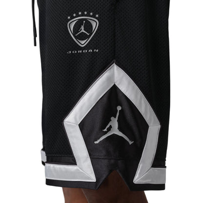 Jordan Brooklyn Diamond Mesh Black Shorts