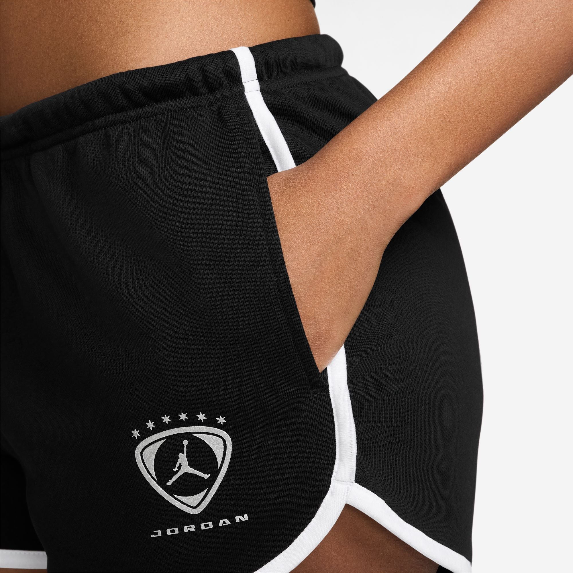 Jordan Brooklyn Fleece  Black Shorts