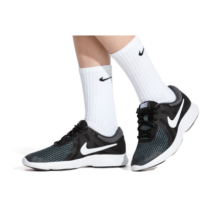 Everyday Cushioned 6 Pairs Crew White Socks