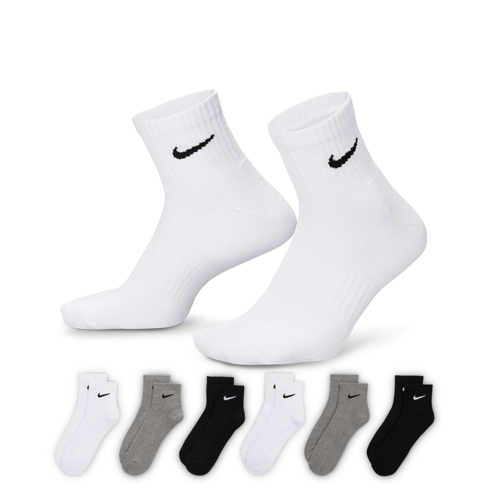 Everyday Cushioned Training 6 Pairs Crew Socks