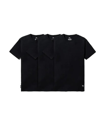 200011-BLK-Men Essential 3-Pack Tee