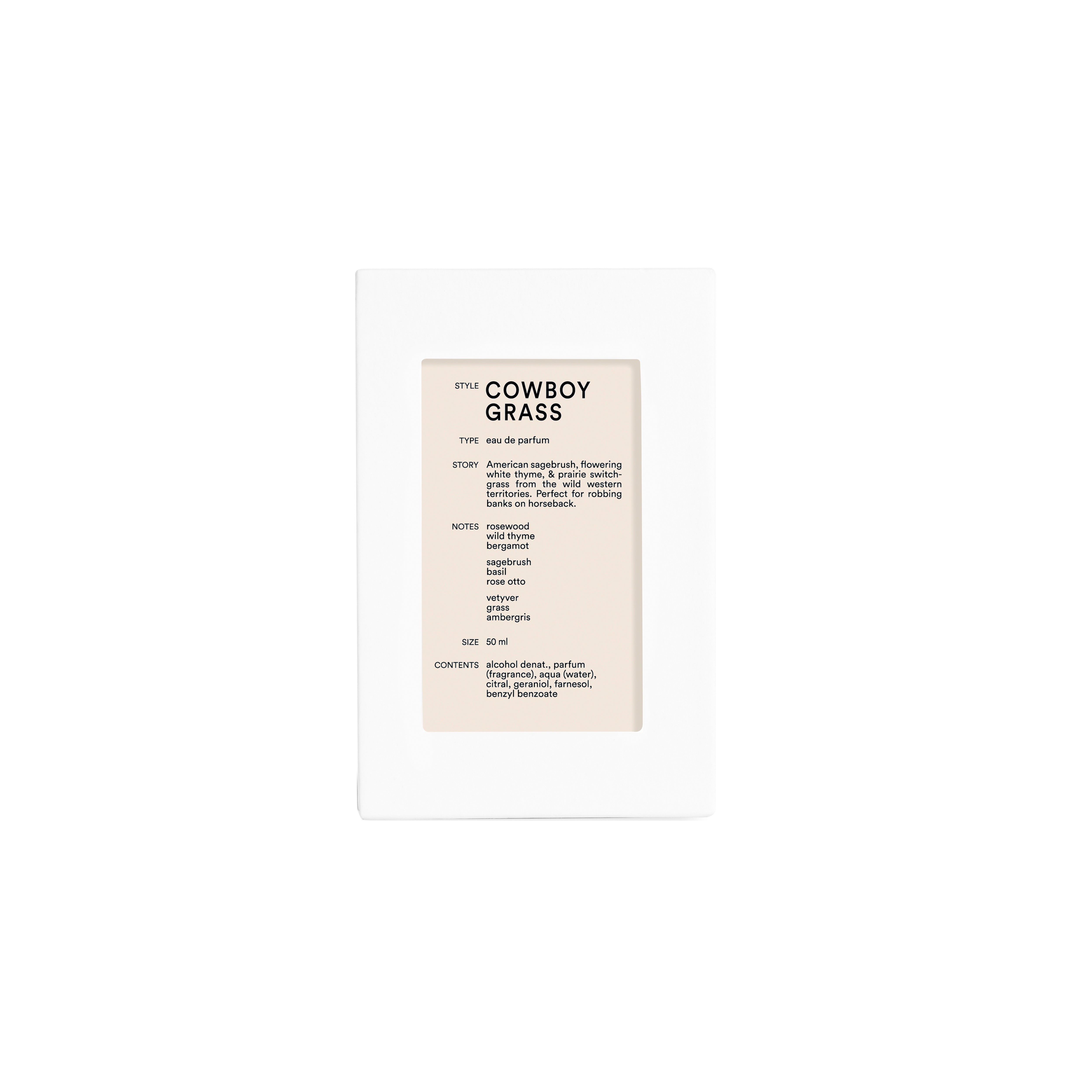 Cowboy Grass Perfume