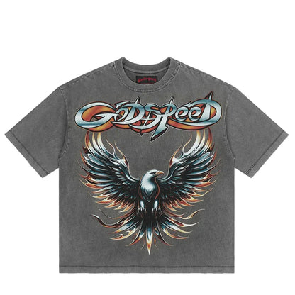 Eagle Eye Grey Wash Gray T-Shirt