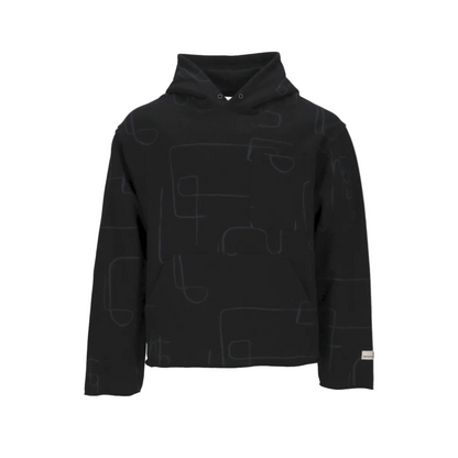 Novelty Printed Terry Pullover Hoodie