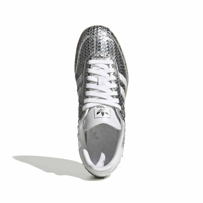 Samba Patent Snakeskin Silver Metallic