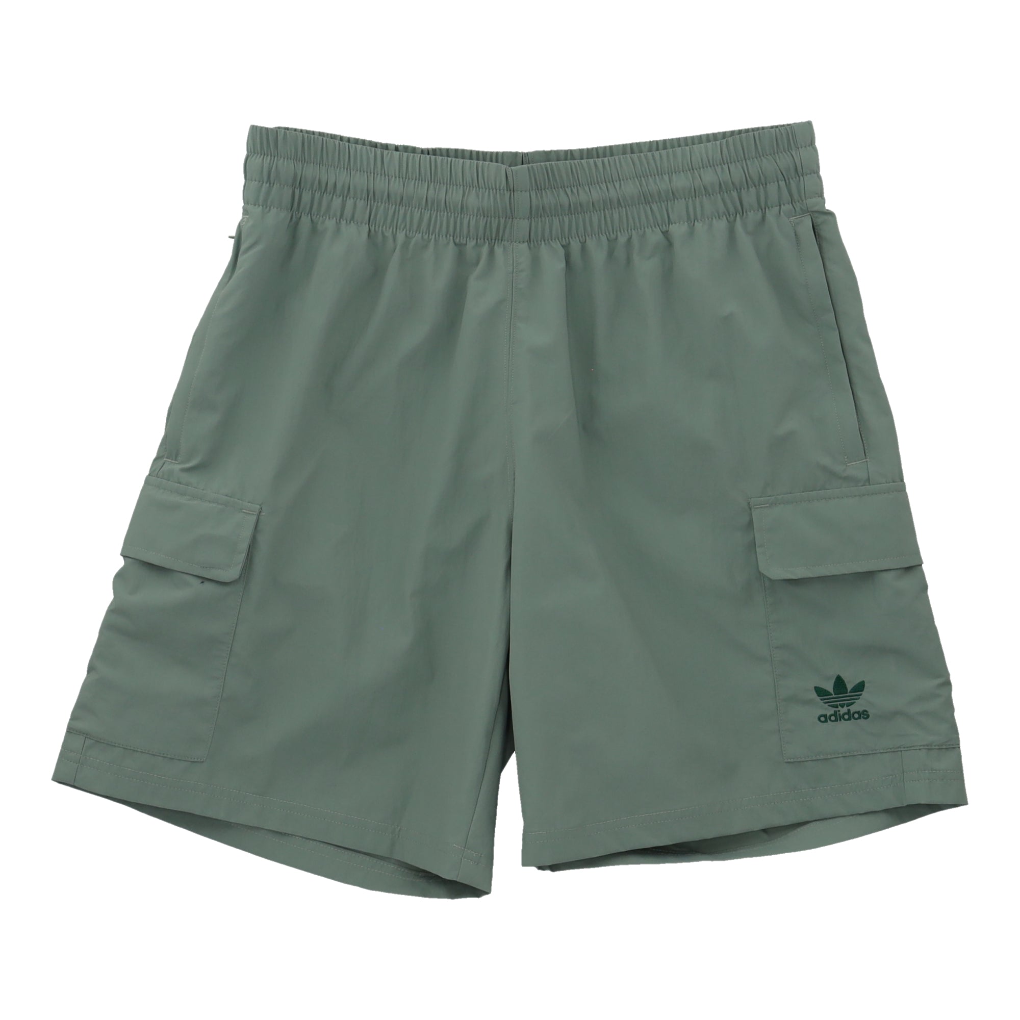 Trefoil Essentials Woven Cargo Shorts Green