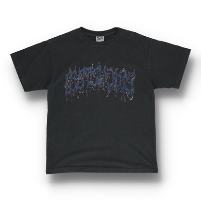 Metallic Font Black T-Shirt