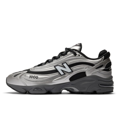 1000 Black Silver Metallic Shoes