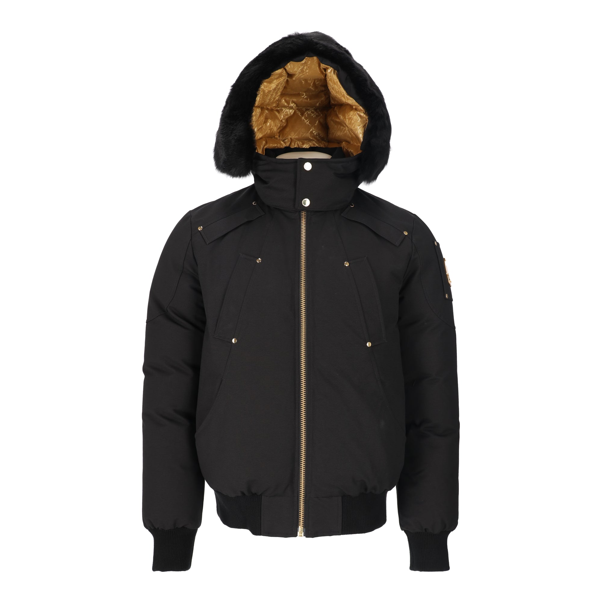 Ballistic Bomber Gold  Black Jacket