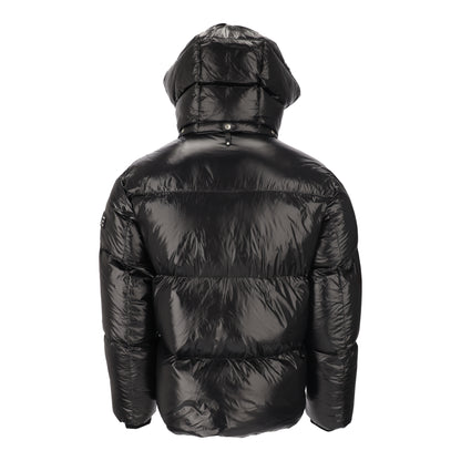 Hooded Down Black Coat
