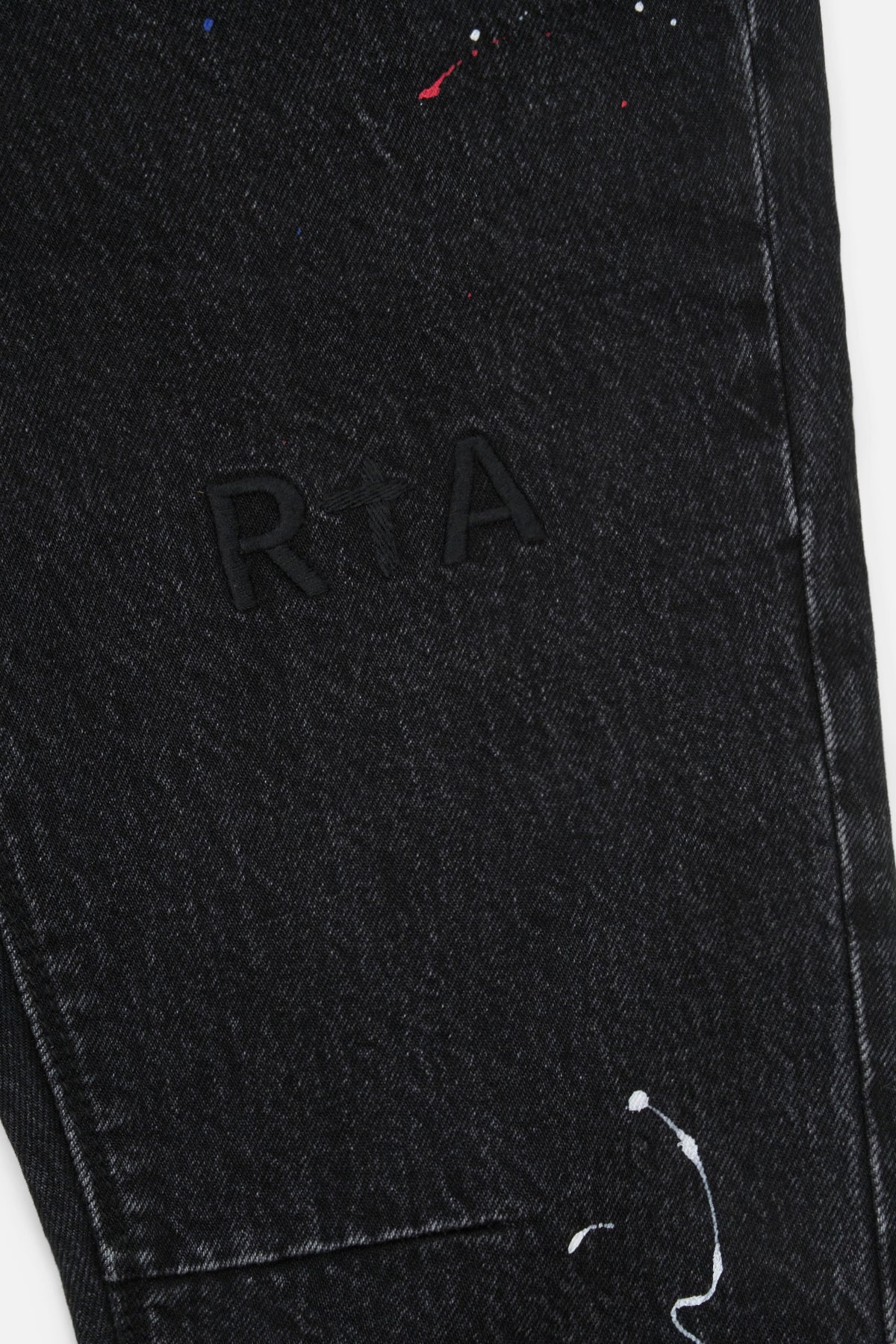 OLIVIER SKINNY JEAN | BLACK TRI PAINT