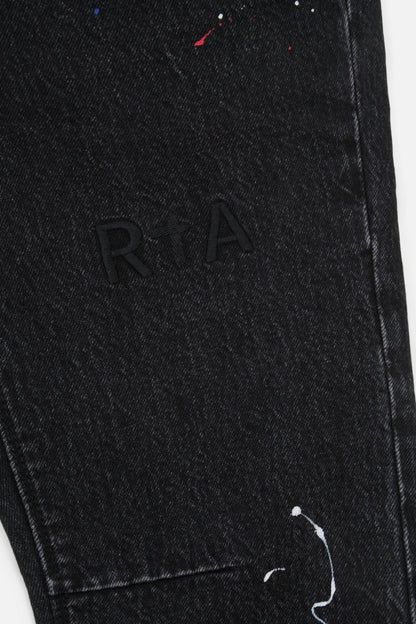 OLIVIER SKINNY JEAN | BLACK TRI PAINT