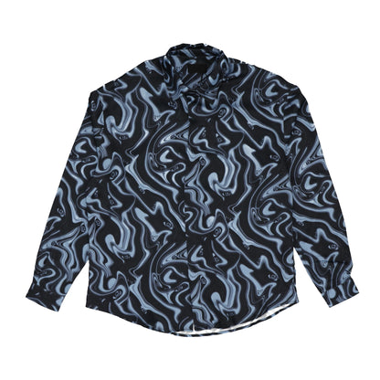 Omar Btn Blue Angel Eyes Shirt