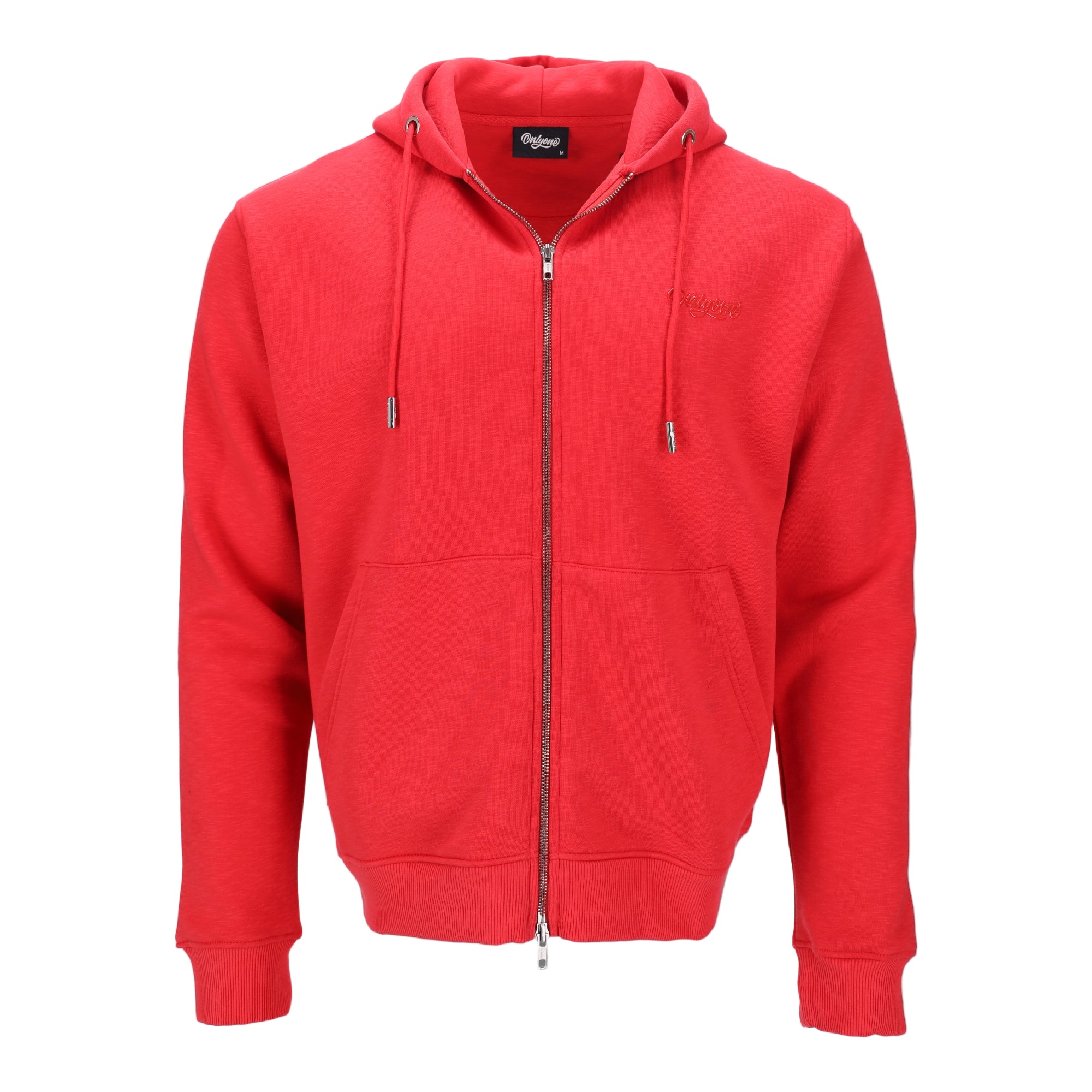 Everyday Red Full Zip Hoodie