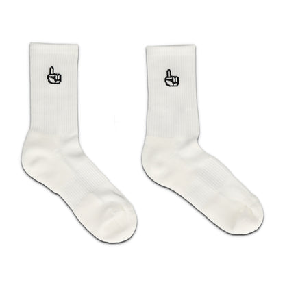 Everyday Crew White Socks