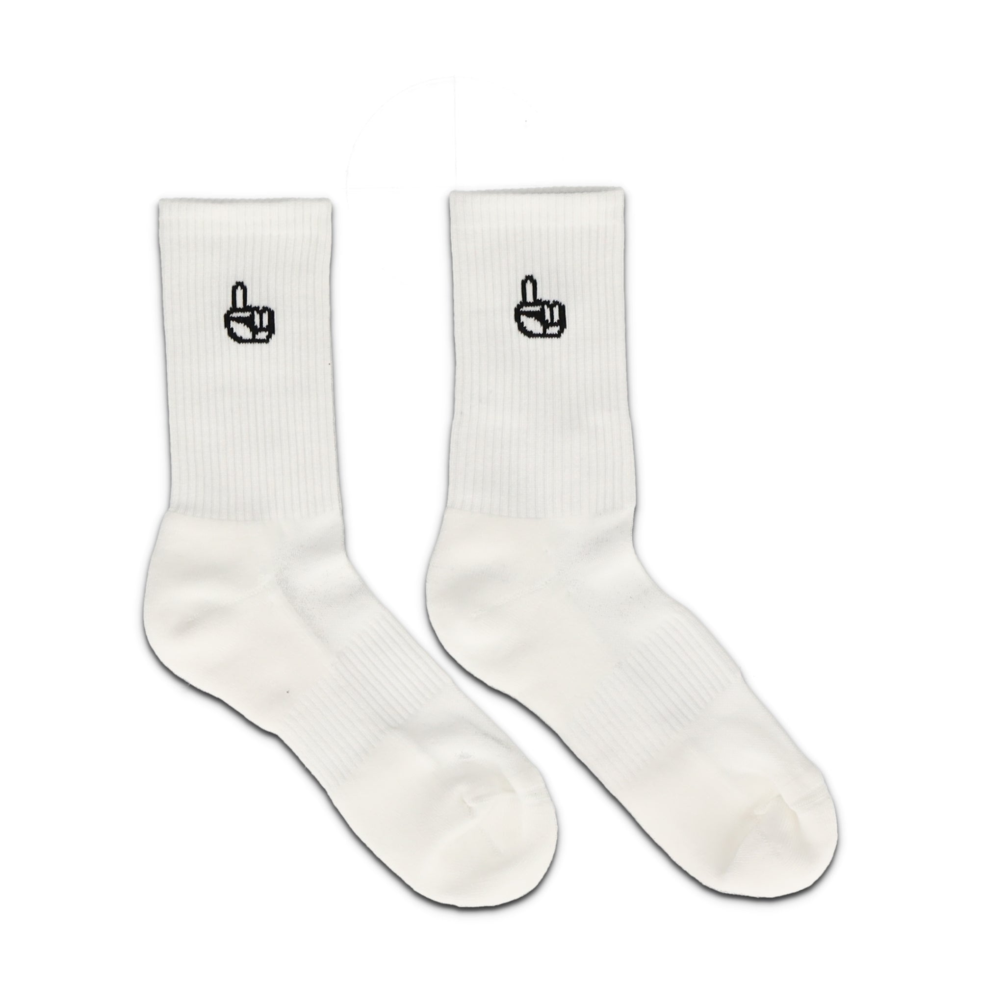 Everyday Crew White Socks