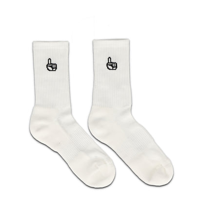 Everyday Crew White Socks