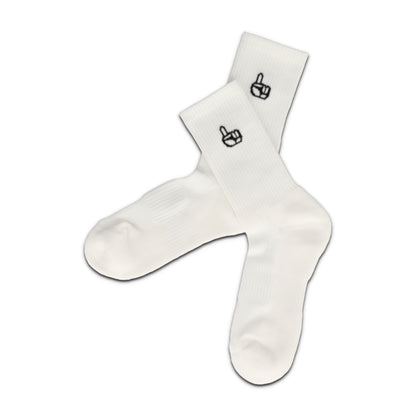 Everyday Crew White Socks