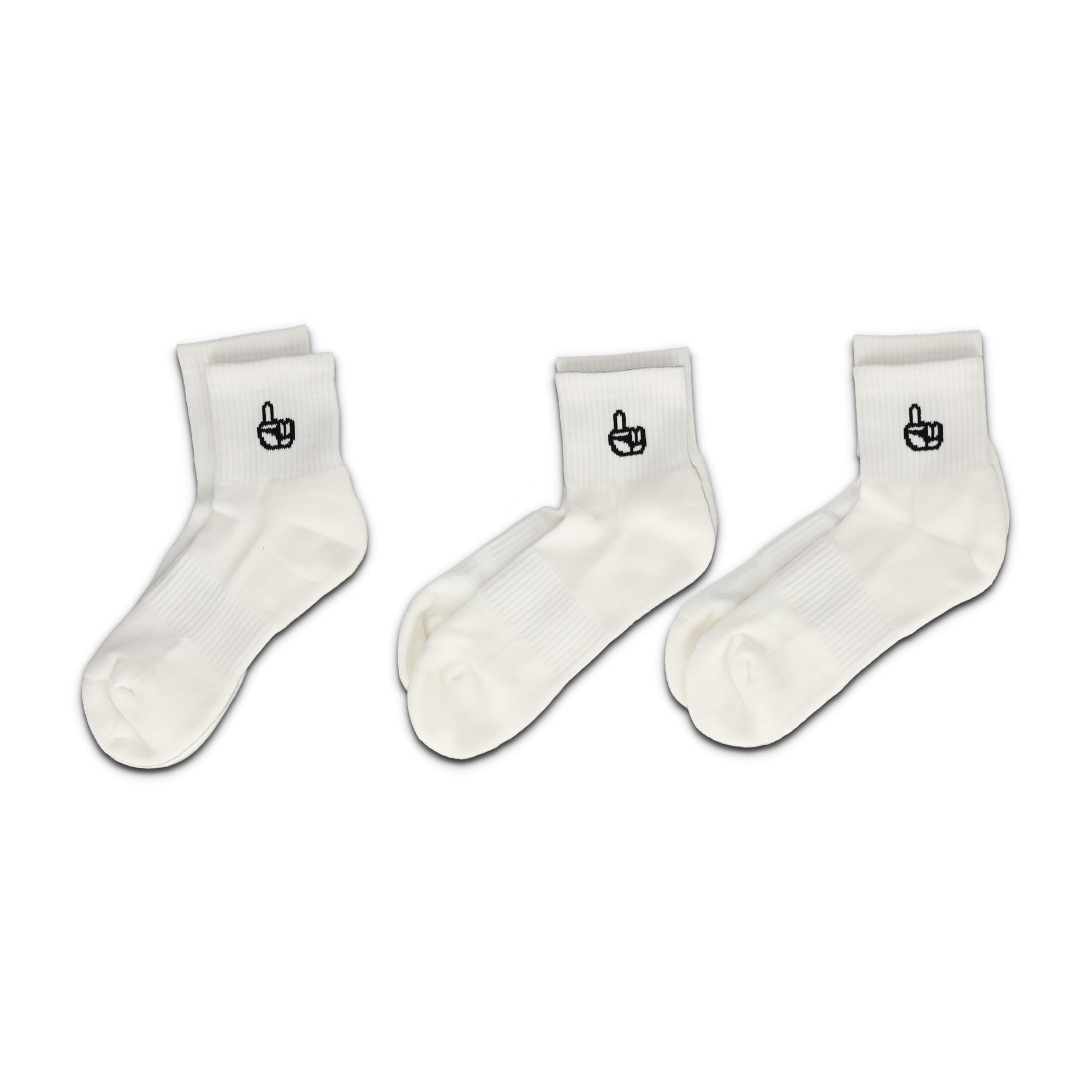 Everyday Quarter White Socks